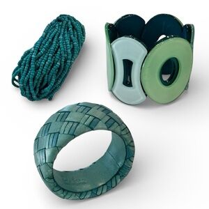 Boho Bundle of Bracelets in Breezy Beachy Teal